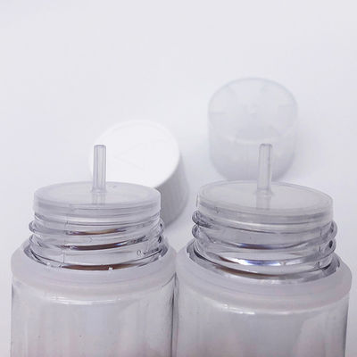 بطری قطره چکان پلاستیکی شفاف مشکی سفارشی 5000 عددی ایده آل برای روغن های ضروری، سرم ها و راه حل های بسته بندی مایعات