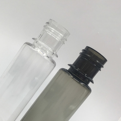 بطری مایع PET E گرد سفارشی با رنگ شفاف برای نمایش لوگو برند