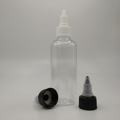 برچسب های سفارشی پانل پلاستیکی پیچ بالا ظرف 15ml 30ml 50ml 70ml 80ml 100ml برای بسته بندی آرایشی