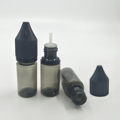 بطری های 10 میلی لیتر PET با کلاه های شفاف و ضد بچه برای نگهداری ایمن مایعات