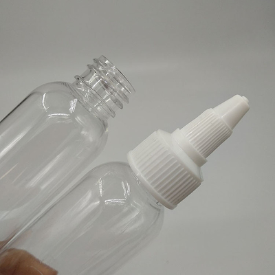 بطری های پیچ دار پلاستیکی بدون BPA و مناسب برای نگهداری محصولات زیبایی خانگی