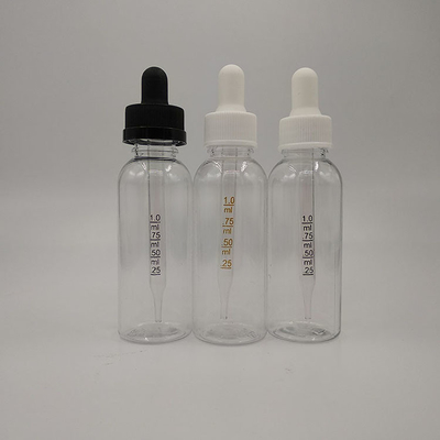10ml-120ml ظرفیت ظرف های ذخیره قطره کش چاپ بطری های قطره کش شیشه ای