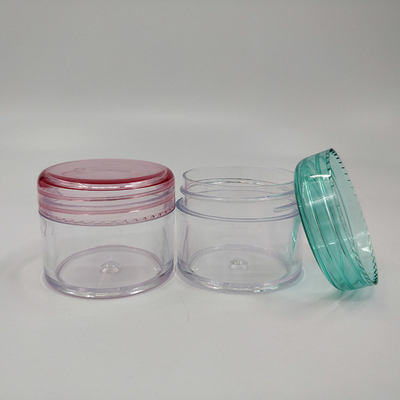 سطحی صاف شیشه پلاستیکی آرایشی ظرفیتی 10ml 15ml 30ml 60ml 80ml 100ml 120ml 150ml برای جمع آوری آرایشی