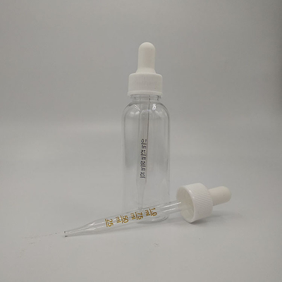 بطری های قطره کش شیشه ای پلاستیکی ظرفیت 10ml 15ml 20ml 30ml 40ml 50ml 60ml 70ml 100ml 120ml چاپ 5000pcs