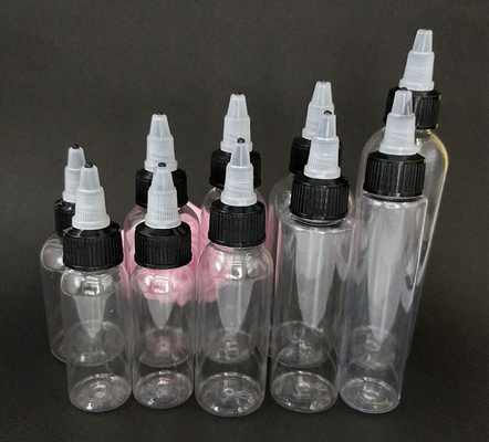 بطری های گرد و متنوع برای مایعات 10ml 15ml 30ml 60ml 80ml ظرفیت 100ml