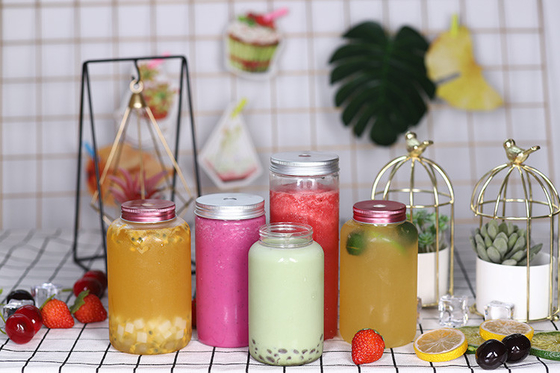 دستگیره سفارشی مربع دور حباب چای جوجه های ایده آل برای ذخیره نوشیدنی