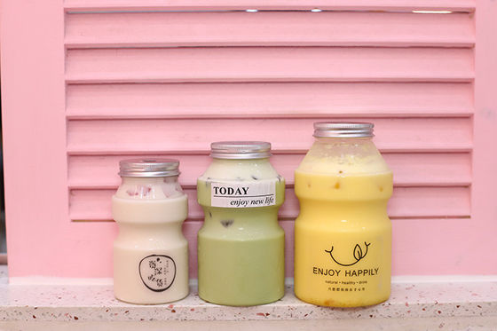 پارچ های شفاف چای حبابی با ظرفیت 0.5 کیلوگرم برای مصارف تجاری