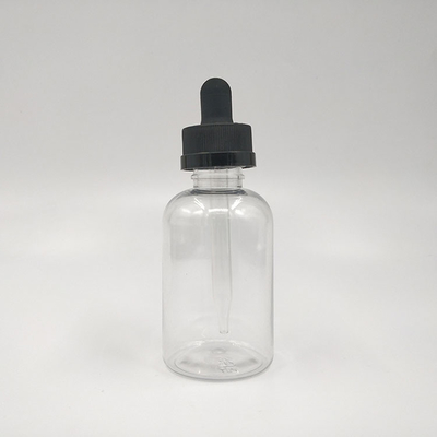 بطری های قطره کش پلاستیکی سفارشی 10ml 15ml 20ml 30ml 40ml 50ml 60ml 70ml 100ml 120ml پیچ کلاه شفاف