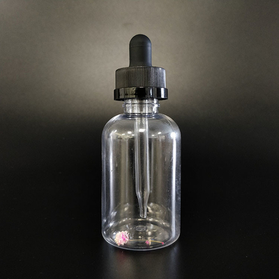 بطری های قطره کش پلاستیکی سفارشی 10ml 15ml 20ml 30ml 40ml 50ml 60ml 70ml 100ml 120ml پیچ کلاه شفاف