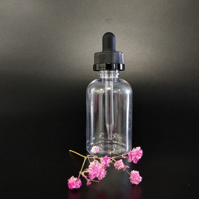بطری های قطره کش پلاستیکی سفارشی 10ml 15ml 20ml 30ml 40ml 50ml 60ml 70ml 100ml 120ml پیچ کلاه شفاف