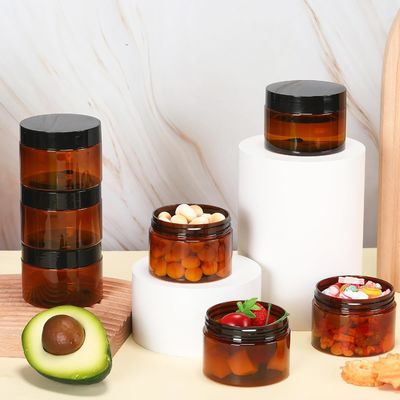 Customized Logo Plastic Cosmetic Jar for Customized Skincare Packaging Solutions