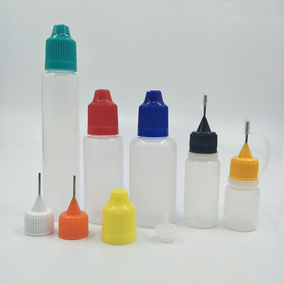 سفارشی سازی چاپ رنگ بطری مایع E در 10ml 15ml 30ml 60ml 80ml ظرفیت 100ml برای مایع E