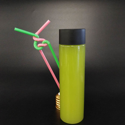 بدون BPA 0.5kg بطری آبمیوه سیلندری شفاف با پوشش برای تجارت آبمیوه
