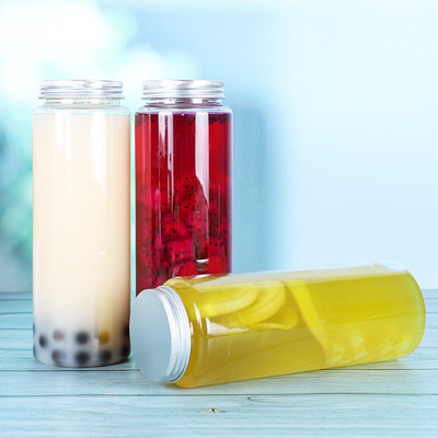 قوطی های چای حبابدار مربع گرد با پوشش پیچ دار از مواد پلاستیکی ظرفیت 0.5kg