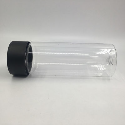 بطری نوشیدنی فنجان چای عایق با عایق شیشه ای پلاستیکی قابل استفاده مجدد