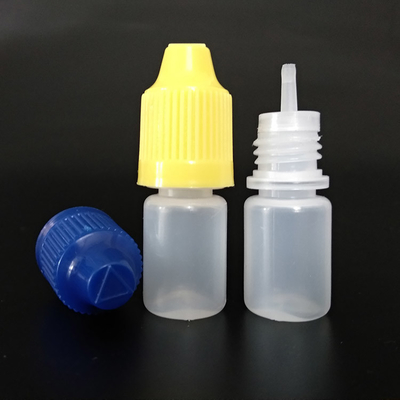 بطری های قطره کش پلاستیکی مایع 10ml 15ml 20ml 30ml 40ml 50ml 60ml 70ml 100ml 120ml ظرفیت با کلاه پیچ