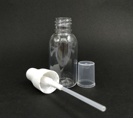 بطری اسپری پلاستیکی PET با ظرفیت 10ml 15ml 30ml 50ml 60ml 70ml 100ml 200ml 500ml