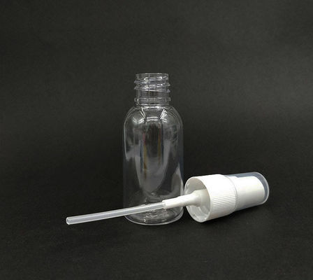 بطری اسپری پلاستیکی PET با ظرفیت 10ml 15ml 30ml 50ml 60ml 70ml 100ml 200ml 500ml