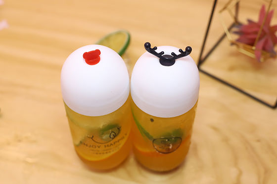 دسته عایق بندی بطری های چای شیر شفاف ذخیره سازی نوشیدنی راحت