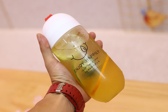 دسته عایق بندی بطری های چای شیر شفاف ذخیره سازی نوشیدنی راحت