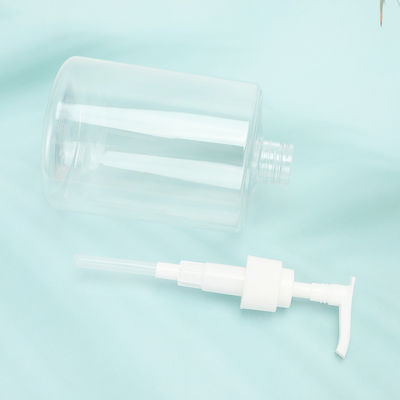 Recyclable Clear Plastic PET Bottle Transparent Container Ideal Packaging Choice Cosmetics Industry Sustainable Material