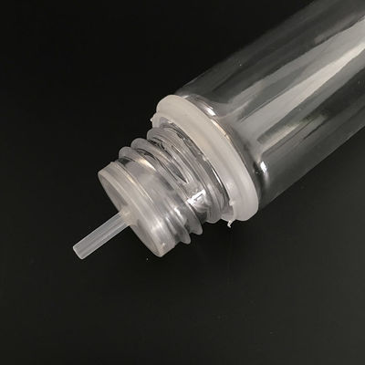 چاپ صفحه نمایش بطری مایع E ضد بچه در 18mm گردن اندازه با طراحی چاپ صفحه نمایش و کاپ ضد بچه