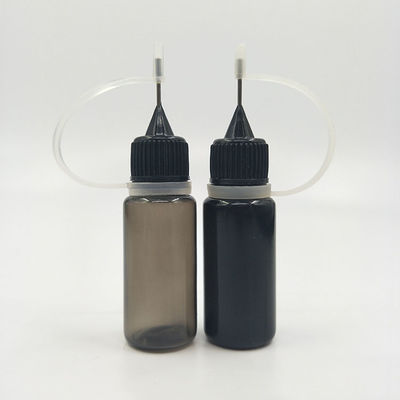 Transparent Black Customize Liquid Plastic Dropper Bottles for Precise Liquid Dispensing Needs