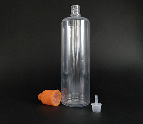 چاپ صفحه نمایش بطری مایع شفاف دور E مناسب برای برچسب گذاری سفارشی و بسته بندی راه حل در صنعت Vape