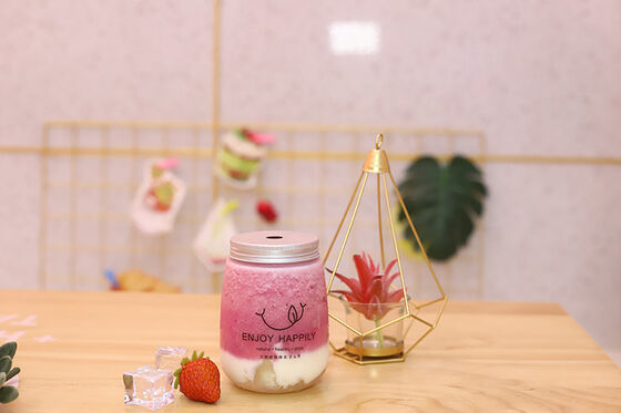 بطری های چای شیر مدرن بطری های پلاستیکی قابل استفاده مجدد با پوشش صاف و دوامدار برای بسته بندی و نگهداری نوشیدنی