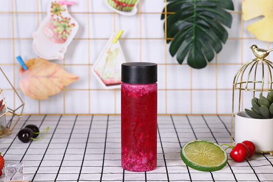 پارچ‌های چای حبابی مربعی گرد شفاف با طراحی شفاف برای شناسایی و نظارت سریع محتوا