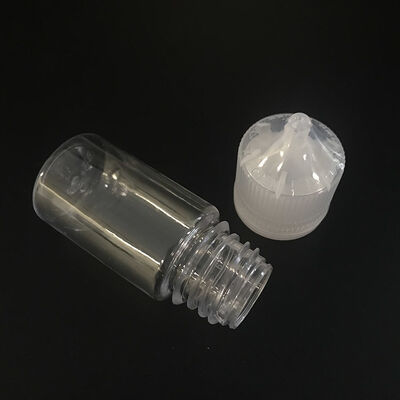 10ml 15ml 30ml 40ml 60ml 80ml ظرفیت 100ml بطری مایع گردن ضد بچه نوع E انتخاب برای بسته بندی آبمیوه و بسته بندی