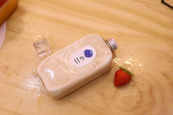 قوطی های چای حباب پلاستیکی شفاف ظروف شفاف اجازه می دهد تا شناسایی آسان محتوای کامل برای فروشگاه های چای حباب