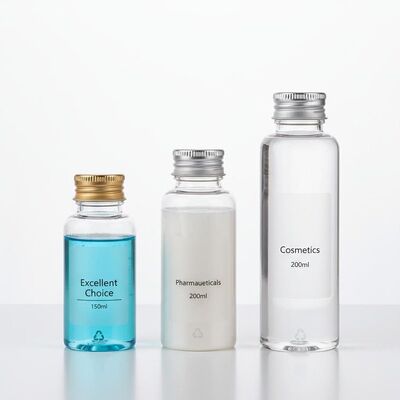 بطری های پلاستیکی سفارشی 150 میلی لیتر 200 میلی لیتر قابل استفاده مجدد انتخاب عالی برای داروسازی و آرایشی
