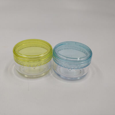 Transparent Plastic Cosmetic Jar Durable Leak Proof Container Ideal for Creams Lotions and Skincare Products Packaging