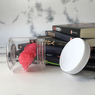 بطری های ذخیره سازی پلاستیکی 8 اونس سفارشی سازی ظرف های شفاف ماندگار طراحی شده برای نمونه های دارویی ذخیره سازی مواد آرایشی و مواد غذایی