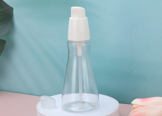 بطری های لوسیون پلاستیکی ISO9001 70ML بطری شفاف PET غیر سمی