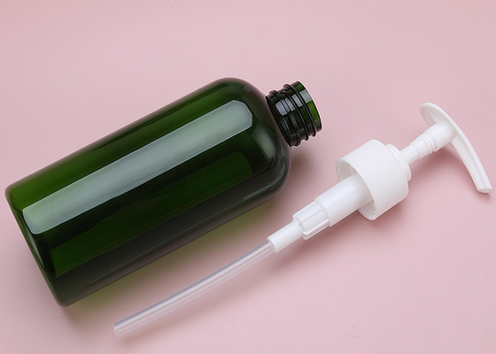 فروش داغ شفاف خالی PET 500ml ژل حمام بطری پلاستیکی مراقبت از مو سفید صاف مربع شامپو لوشن پمپ بطری پلاستیکی