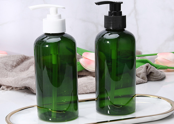 فروش داغ شفاف خالی PET 500ml ژل حمام بطری پلاستیکی مراقبت از مو سفید صاف مربع شامپو لوشن پمپ بطری پلاستیکی