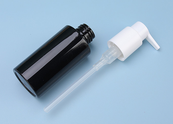 بطری های لوسیون پلاستیکی PETG 100 میلی لیتری بطری سیاه PET BPA LEAD FREE
