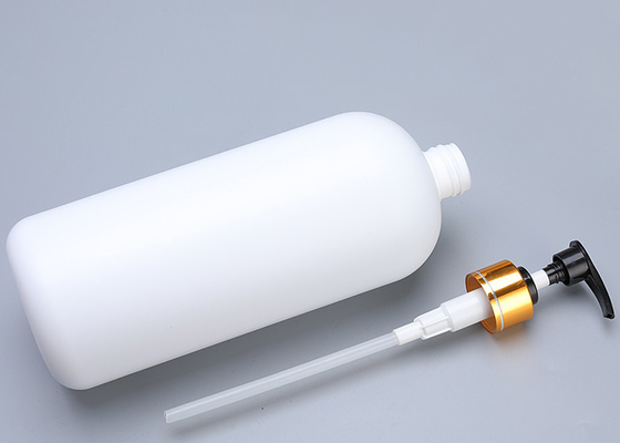 100٪ مواد خالص HDPE پمپ لوسیون سفید درجه مواد غذایی بطری
