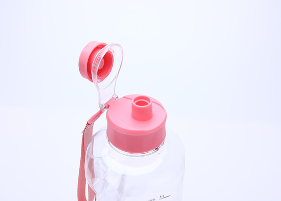 بطری آب پلاستیکی 2 لیتری Flip Top نشتی با دسته بدون BPA