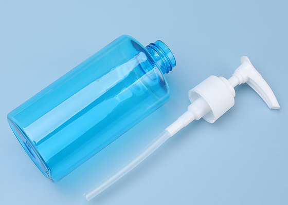 بطری گرد PET 200 میلی لیتری ضدعفونی کننده دست پلاستیکی SGS با پمپ لوسیون سفید