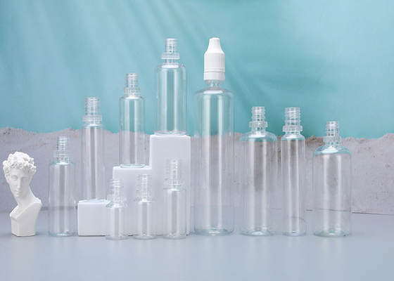 بطری مایع ODM Transparent PET Dropper E 4ml 5ml 10ml