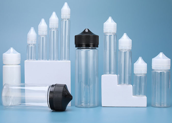 ظرف قطره چشمی خالی 100 میلی لیتری H 65.5mm E Liquid Bottle V2