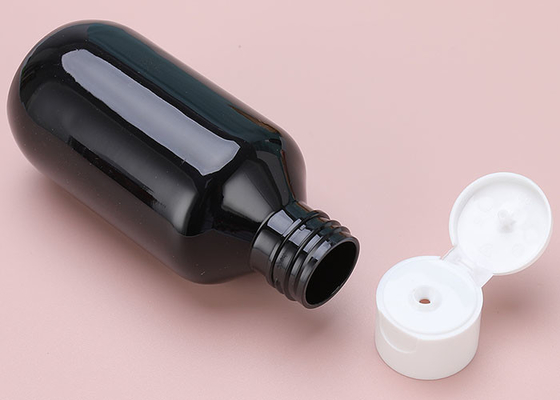 بطری های لوسیون PET درپوش Amber Flip Top 120ml برای کرم تونر آرایشی