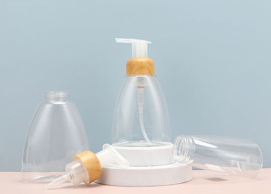 بطری توزیع فوم PET سفید، ظرف قابل شارژ مجدد، طراحی شده برای توزیع صابون فوم، ضدعفونی کننده و مایعات تمیز کننده