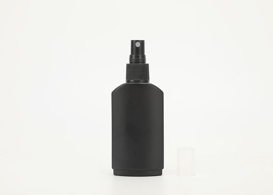 Pet Square Flat Spray Fine Mist Bottles 120ml مشکی برای ضدعفونی کننده دست عطر