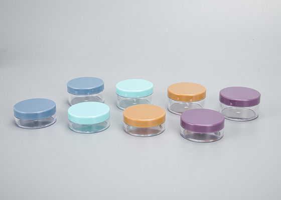 WholeSale خالی مینی 5g نمونه ظرف رنگارنگ آرایشی شیشه پلاستیکی