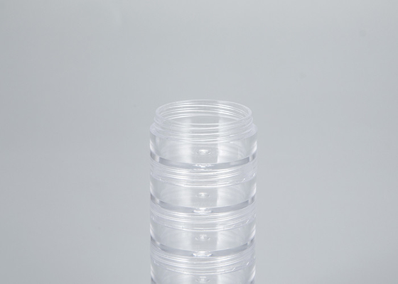 سفید 5ml 10ml 15ml 30ml 50ml بار دیگر پر کردن ظرف مراقبت از پوست دور شیشه پلاستیکی آرایشی