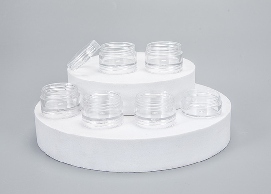سفید 5ml 10ml 15ml 30ml 50ml بار دیگر پر کردن ظرف مراقبت از پوست دور شیشه پلاستیکی آرایشی